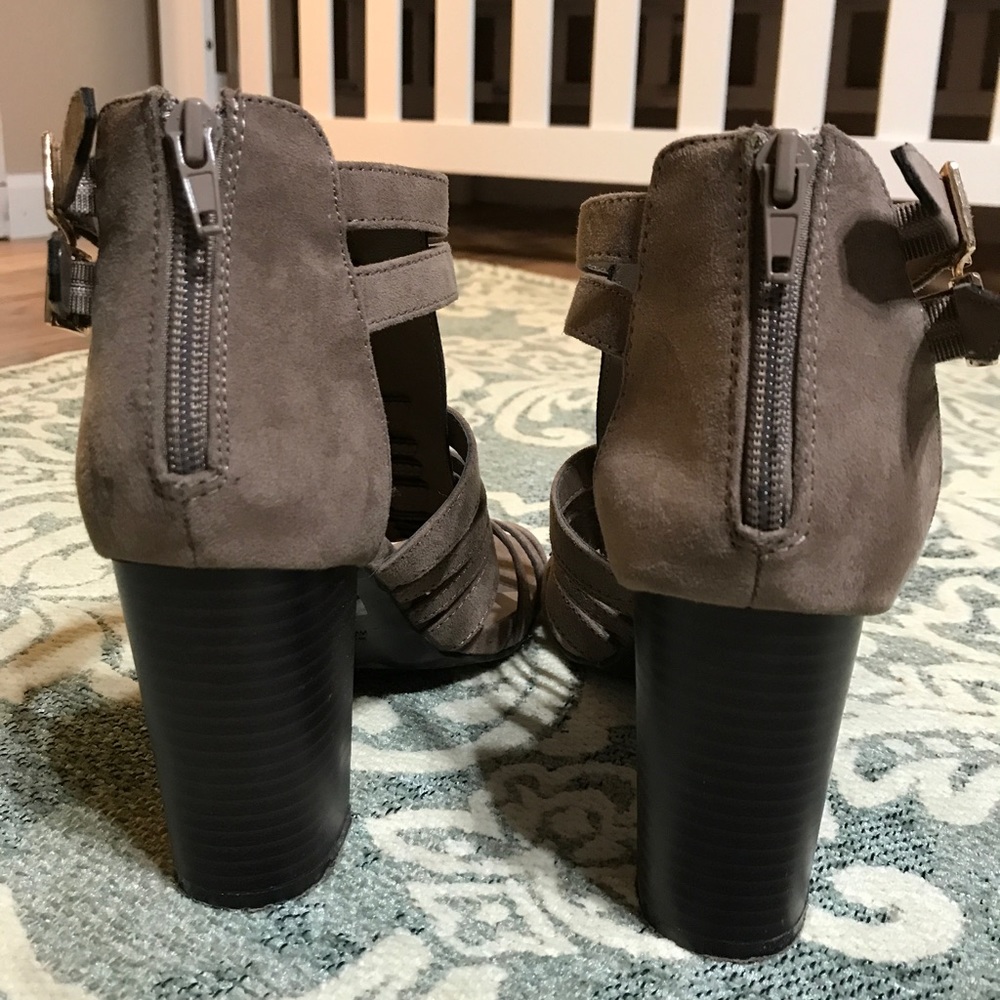 Charlotte RUSSE blocked heels size 7 OBO
